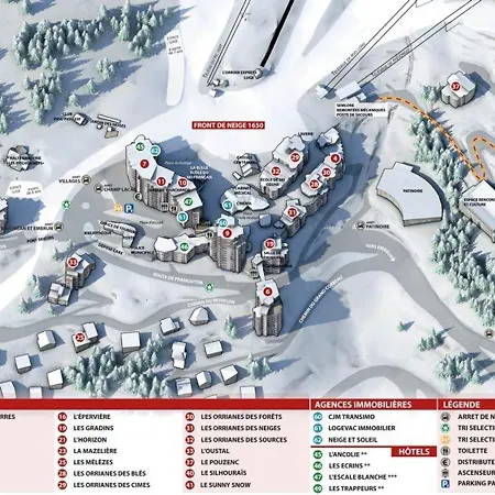 Grand Skis Aux Pieds 6 Pers, Balcon, Ascenseur, A Cote Du Jardin Des Neiges, Animaux Admis - Fr-1-322-220 Apartment